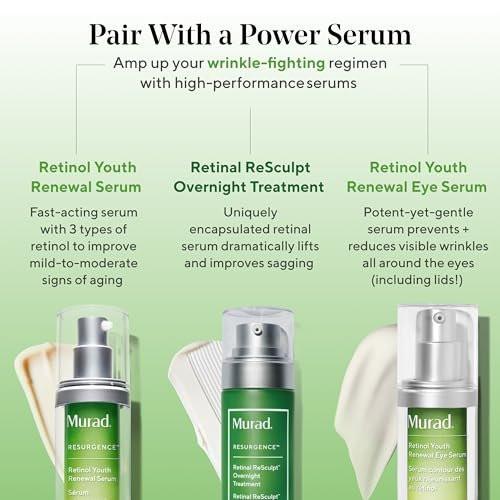 Murad Rapid Collagen Infusion Anti-Aging Serum – Kollagen-Aminosäuren & Flügeltang-Extrakt für sichtbare Faltenreduktion, straffere Haut & mehr Volumen – 30 ml