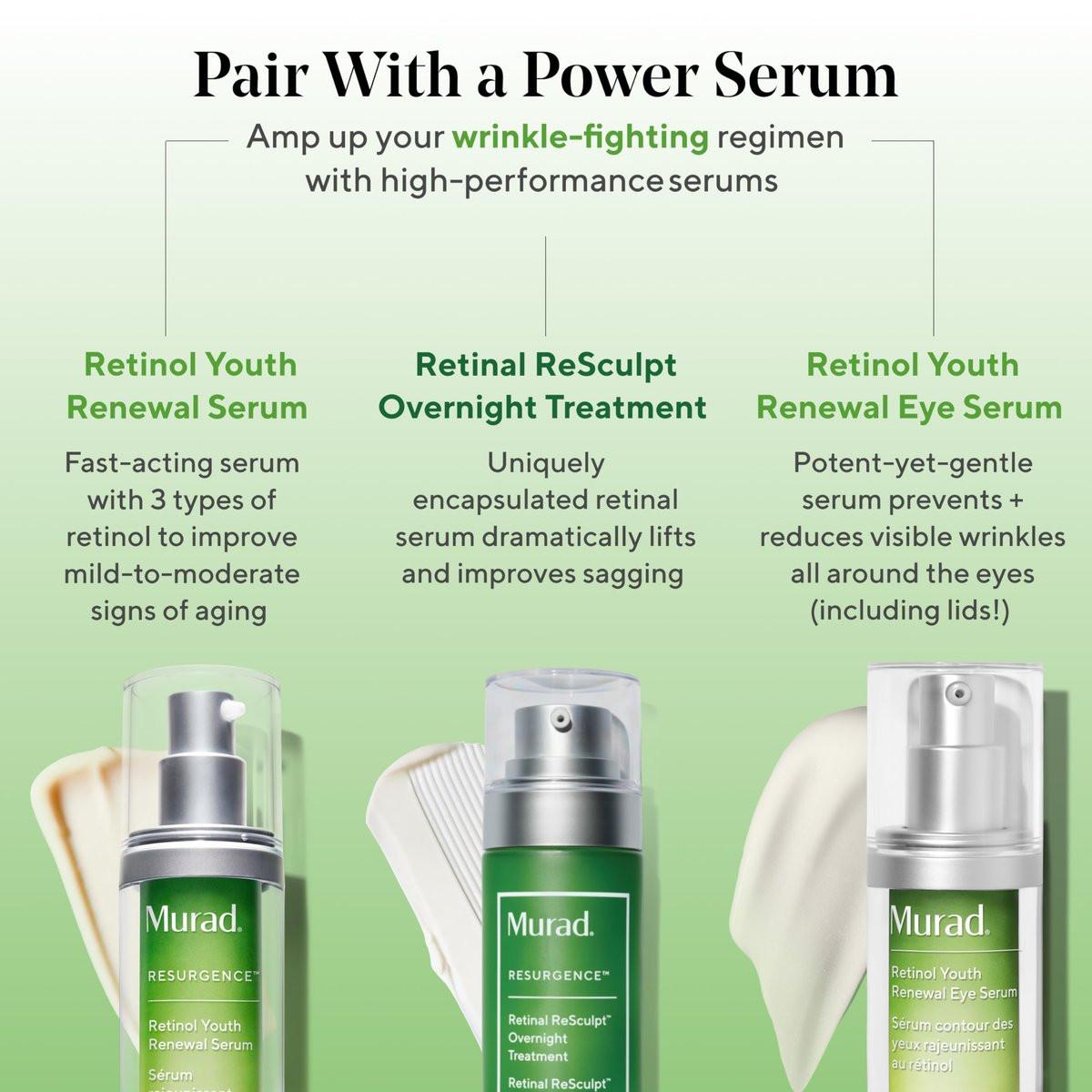 Murad Rapid Collagen Infusion Anti-Aging Serum – Kollagen-Aminosäuren & Flügeltang-Extrakt für sichtbare Faltenreduktion, straffere Haut & mehr Volumen – 30 ml