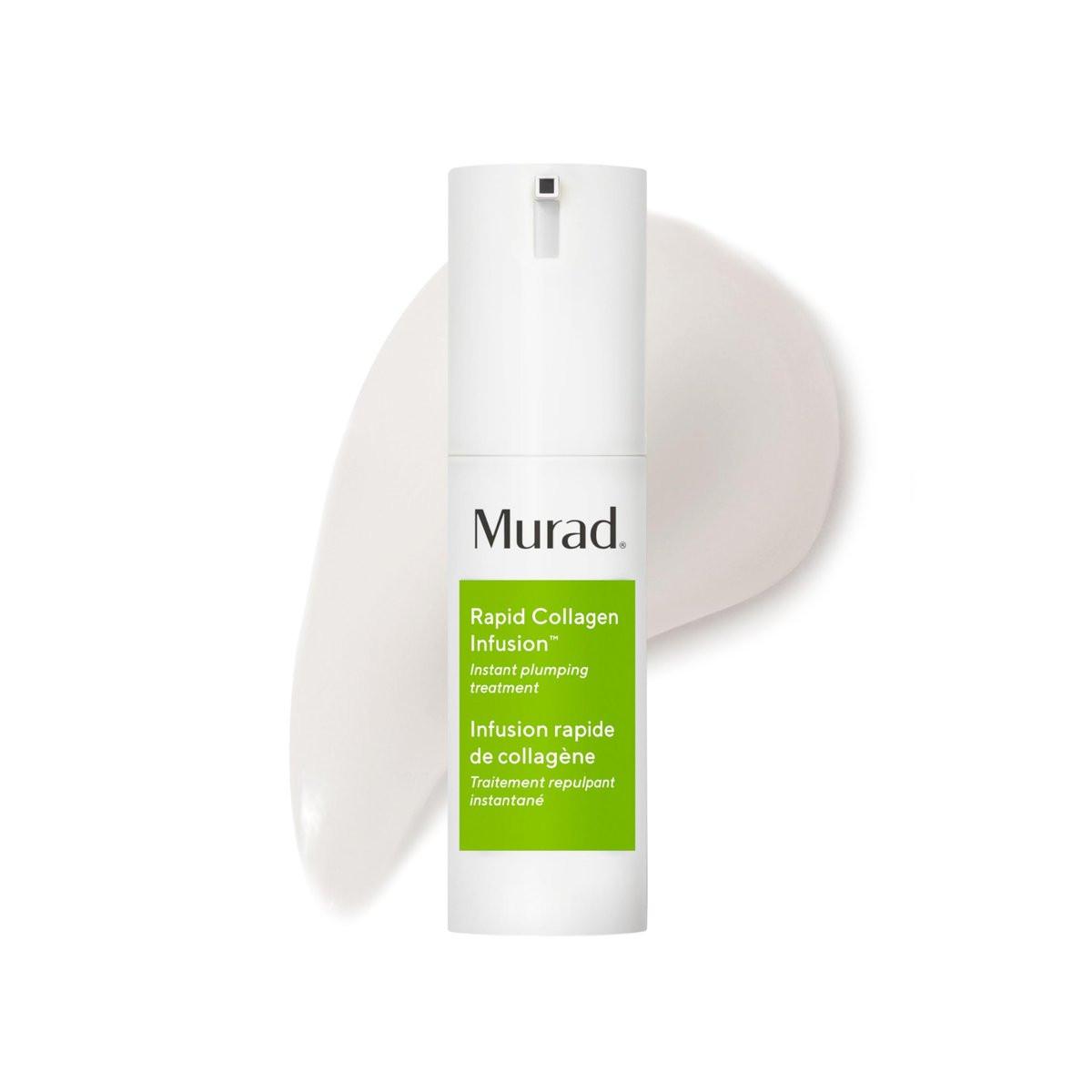 Murad Rapid Collagen Infusion Anti-Aging Serum – Kollagen-Aminosäuren & Flügeltang-Extrakt für sichtbare Faltenreduktion, straffere Haut & mehr Volumen – 30 ml