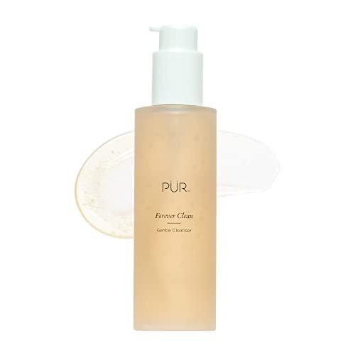 PÜR MINERALS Forever Clean Sanfter Gesichtsreiniger – Sulfatfreier Make-up-Entferner, veganfreundlich mit Grüntee und Aloe Vera, 118 ml