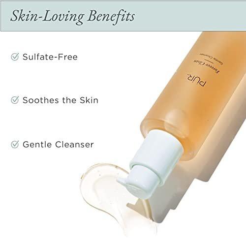 PÜR MINERALS Forever Clean Sanfter Gesichtsreiniger – Sulfatfreier Make-up-Entferner, veganfreundlich mit Grüntee und Aloe Vera, 118 ml