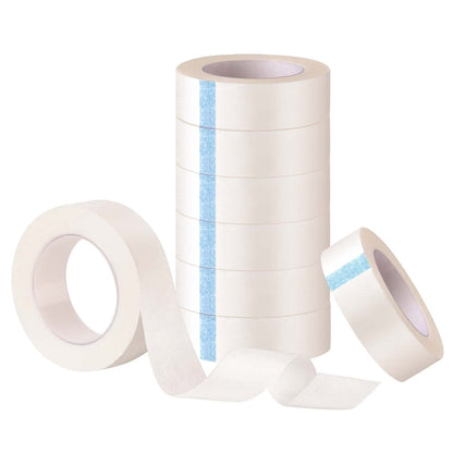 TUPARKA 8 Rollen Weißes Wimpernband, Klebeband für Wimpernverlängerungen, 9 m pro Rolle