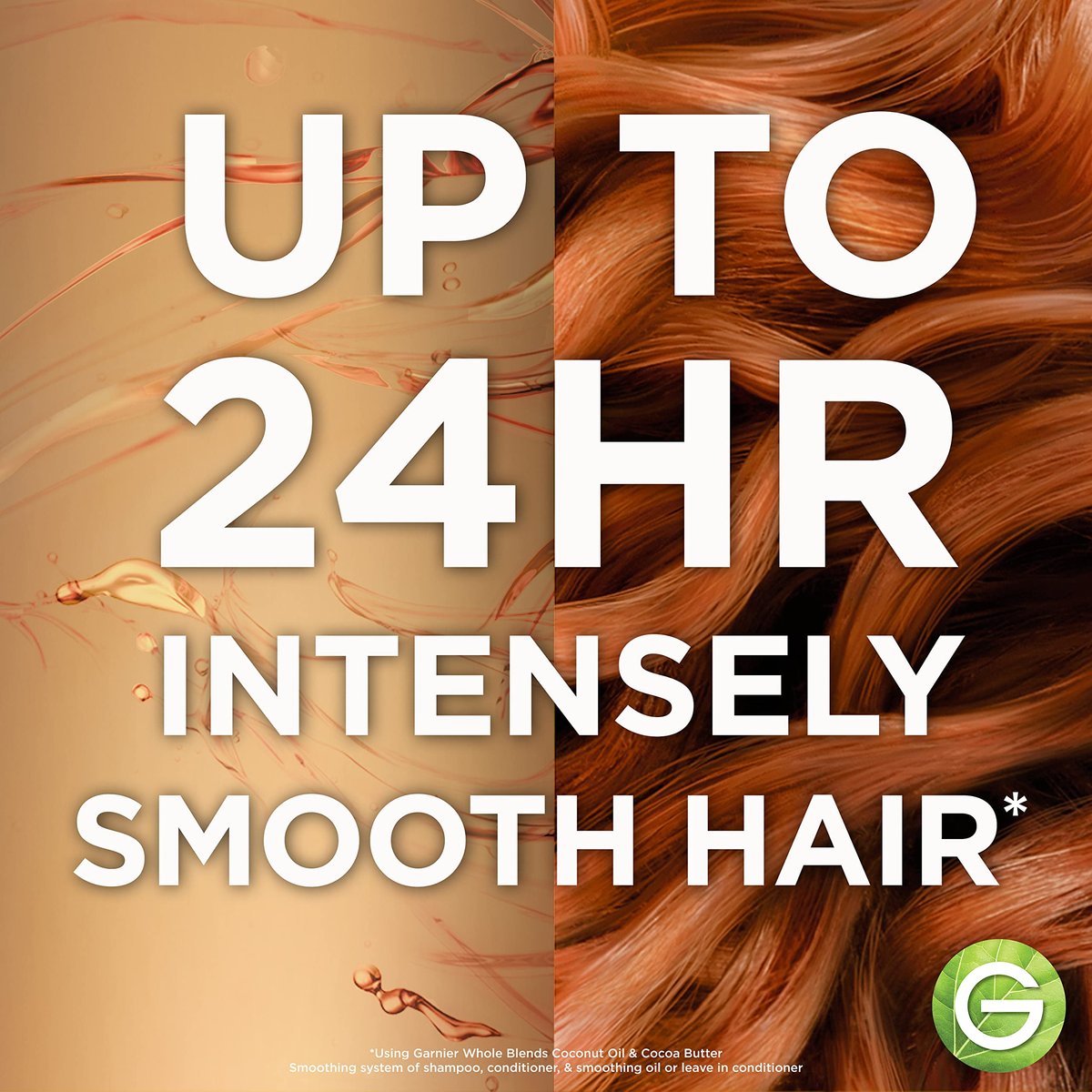 Garnier Whole Blends Kokosöl & Kakaobutter Glättendes Shampoo für krauses Haar, 22 Fl Oz, 2er-Pack
