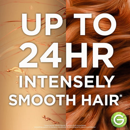 Garnier Whole Blends Kokosöl & Kakaobutter Glättendes Shampoo für krauses Haar, 22 Fl Oz, 2er-Pack