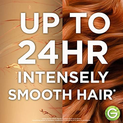 Garnier Whole Blends Kokosöl & Kakaobutter Glättendes Shampoo für krauses Haar, 22 Fl Oz, 2er-Pack