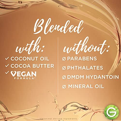 Garnier Whole Blends Kokosöl & Kakaobutter Glättendes Shampoo für krauses Haar, 22 Fl Oz, 2er-Pack
