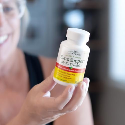 21st Century Estro Support Max + Energie – 30 Tabletten für hormonelle Balance und Vitalität