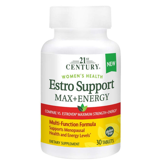 21st Century Estro Support Max + Energie – 30 Tabletten für hormonelle Balance und Vitalität