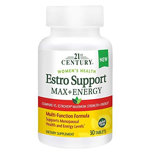 21st Century Estro Support Max + Energie – 30 Tabletten für hormonelle Balance und Vitalität
