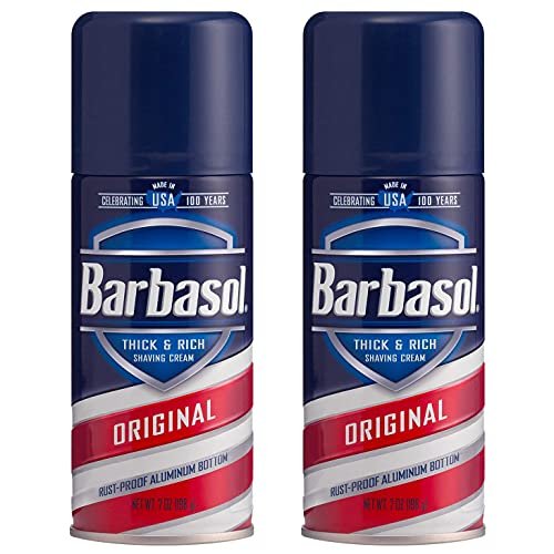 Barbasol Rasiercreme Original 7 Unzen (2er-Pack) – Sanfte, gründliche Rasur