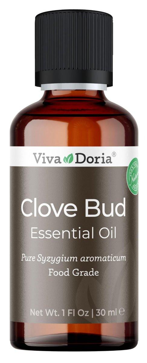 Viva Doria 100 % reines Nelkenknospen-Öl, unverdünnt, Lebensmittelqualität, 30 ml