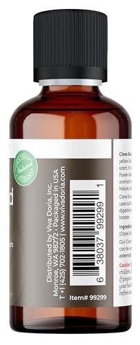 Viva Doria 100 % reines Nelkenknospen-Öl, unverdünnt, Lebensmittelqualität, 30 ml