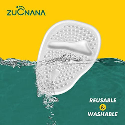 ZUCNANA Metatarsal-Pads Ball-of-Foot-Polster (6 Paare), Rutschfeste High-Heel-Einlagen für Damen, Einheitsgröße für alle Schuhe, wiederverwendbare Fußpolster für ganztägige Schmerzlinderung und Komfort