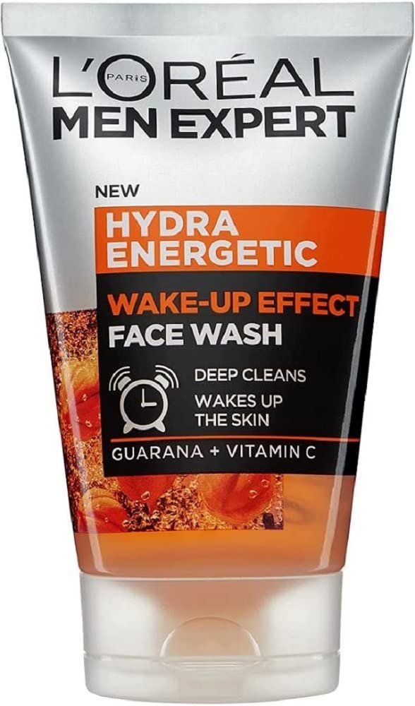 L’Oréal Paris Men Expert Wake-up Effect Gesichtsreiniger 100ml – Hydra Energetic mit Vitamin C* für müde und fahle Haut