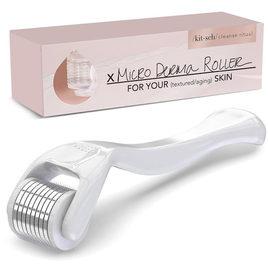 Kitsch Derma Roller – Hautpflege-Tool & Gesichtsroller - Dermaroller für Männer und Frauen - Einfach zu verwendender Beauty-Roller für die Haut