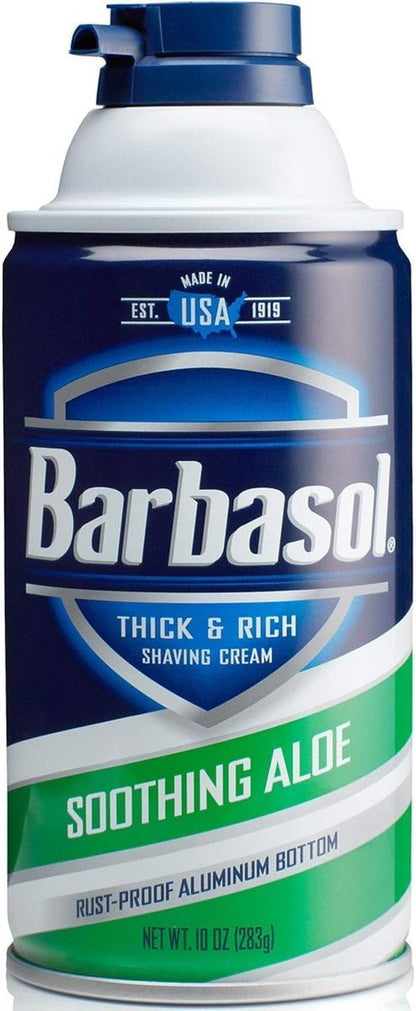 Barbasol Rasiercreme mit Aloe Vera – Reichhaltig & Dickflüssig, 7 Unzen (1er-Pack)