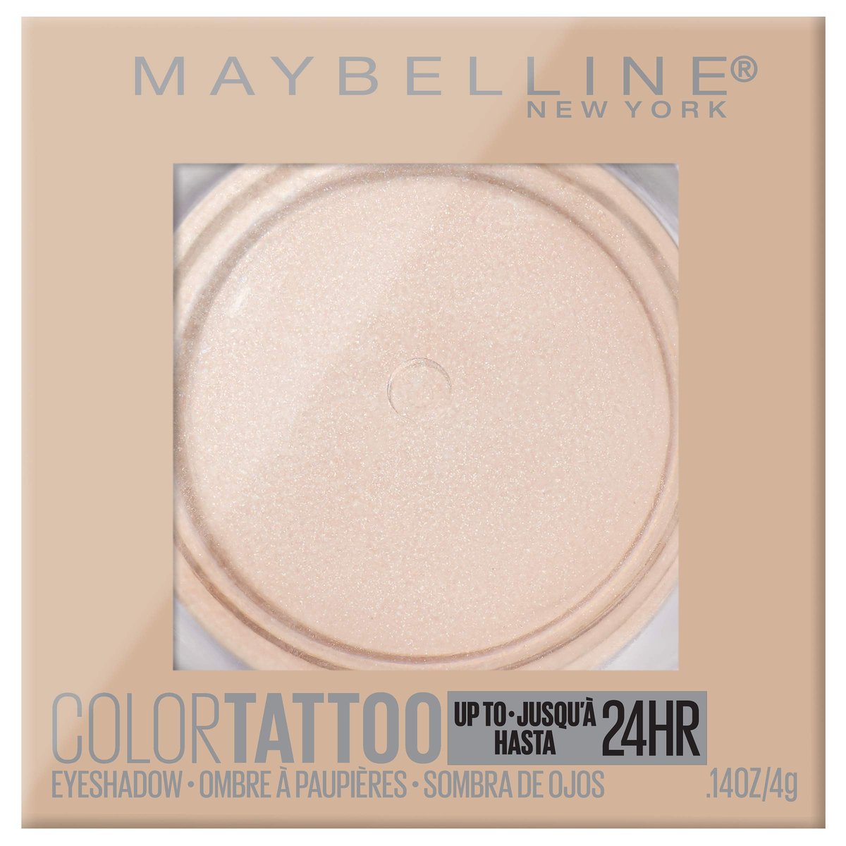 Maybelline New York Color Tattoo 24 Stunden Langanhaltender Cremiger Lidschatten, Front Runner, 1 Stück
