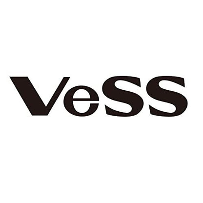VESS C-2000 Professionelle Haarbürste mit Turmalin-Keramik, 9-reihig, runde Spitzen, gebogenes Pad, antistatisch, Naturkautschuk, spezielle Nadelstruktur