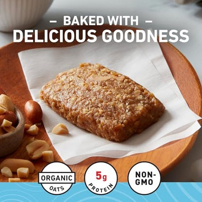 CLIF BAR Minis – Knusprige Erdnussbutter – Mit Hafer aus biologischem Anbau – 5 g Protein – Nicht-GVO – Pflanzlich – Snack-große Energieriegel – 0,99 oz (20er Pack)