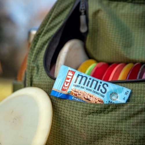 CLIF BAR Minis – Knusprige Erdnussbutter – Mit Hafer aus biologischem Anbau – 5 g Protein – Nicht-GVO – Pflanzlich – Snack-große Energieriegel – 0,99 oz (20er Pack)