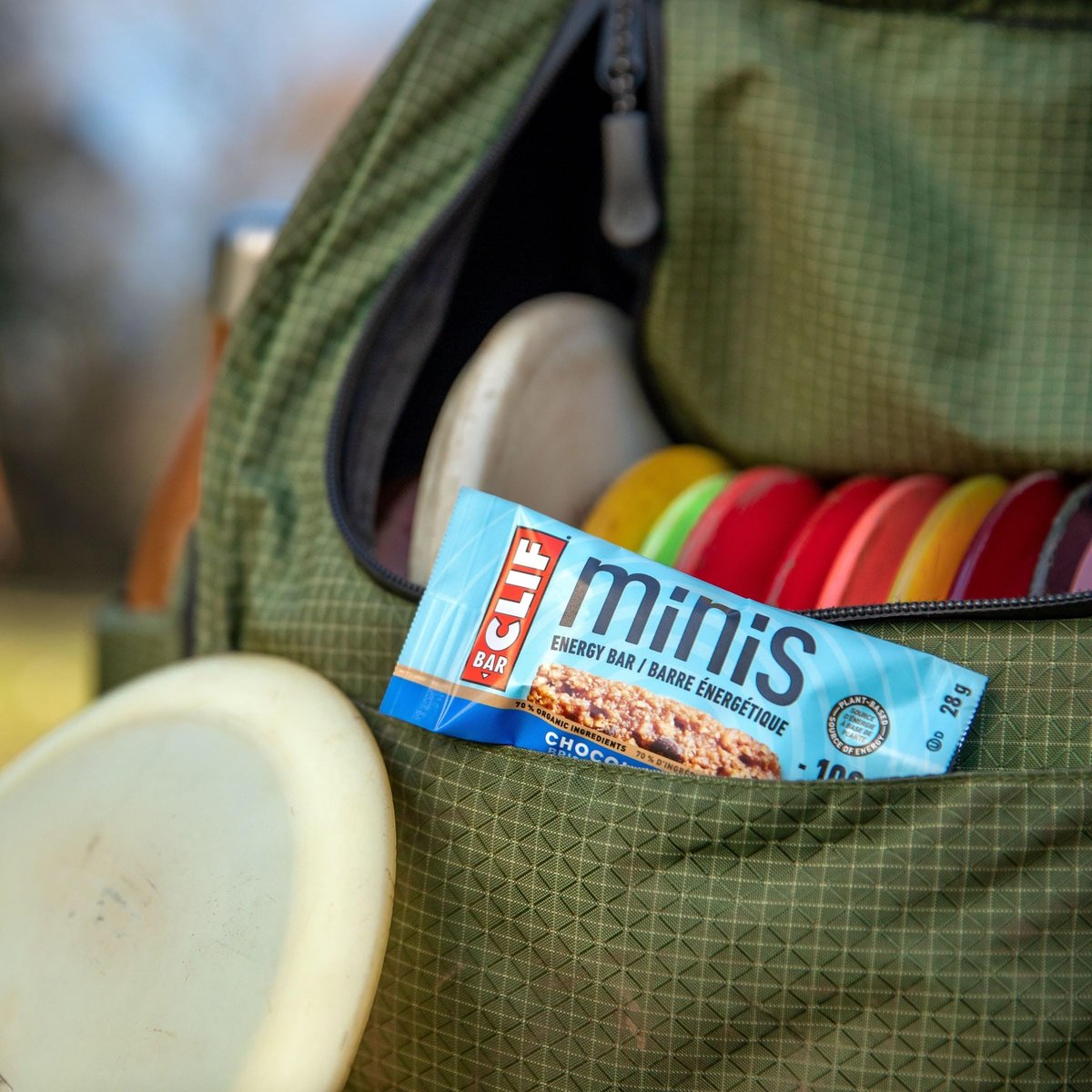 CLIF BAR Minis – Knusprige Erdnussbutter – Mit Hafer aus biologischem Anbau – 5 g Protein – Nicht-GVO – Pflanzlich – Snack-große Energieriegel – 0,99 oz (20er Pack)