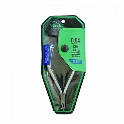 NGHIA Cuticle Nippers 14er Backe (5,5 mm) – Typ #D-01 bis #D-05 (#D-04) – Professionelle Nagelhautzange aus Edelstahl