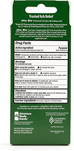 After Bite Advanced Formula 4er-Pack – Juckreizstift mit Natriumbicarbonat gegen Mücken-, Feuerameisen- und Bienenstiche – 0,5 oz (14 g)