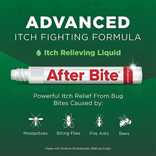 After Bite Advanced Formula 4er-Pack – Juckreizstift mit Natriumbicarbonat gegen Mücken-, Feuerameisen- und Bienenstiche – 0,5 oz (14 g)
