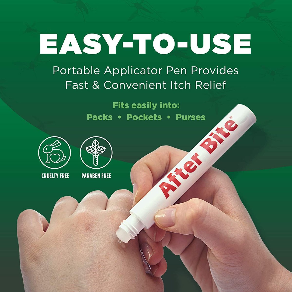 After Bite Advanced Formula 4er-Pack – Juckreizstift mit Natriumbicarbonat gegen Mücken-, Feuerameisen- und Bienenstiche – 0,5 oz (14 g)