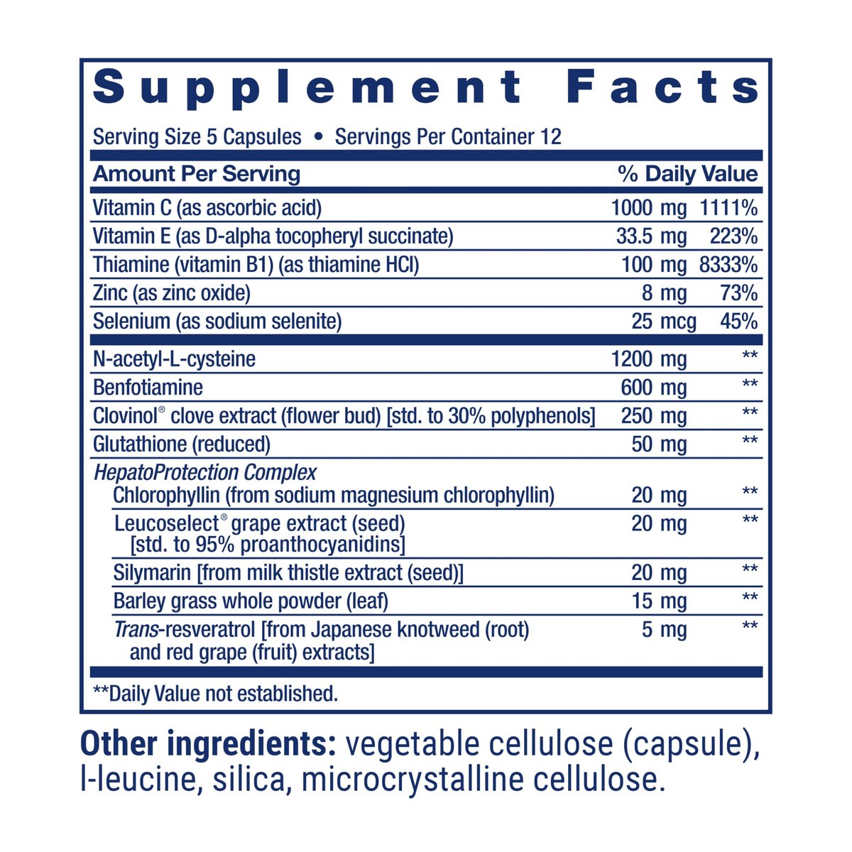 Life Extension Anti-Alcohol Complex – Vitamin C, Zink, Traubenkern, Mariendistel, Nelkenextrakt – Unterstützt gesunden Alkoholstoffwechsel & optimale Leberfunktion – Glutenfrei, Nicht-GVO, 60 Kapseln