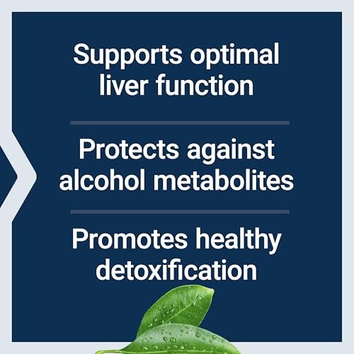 Life Extension Anti-Alcohol Complex – Vitamin C, Zink, Traubenkern, Mariendistel, Nelkenextrakt – Unterstützt gesunden Alkoholstoffwechsel & optimale Leberfunktion – Glutenfrei, Nicht-GVO, 60 Kapseln