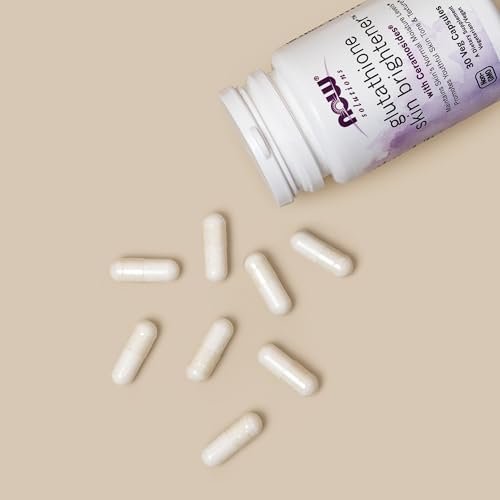 NOW Foods Solutions, Glutathione Hautaufheller mit Ceramosiden®, feuchtigkeitsspendend und aufhellend, 30 vegane Kapseln