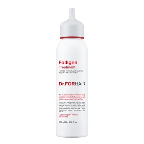 DR.FORHAIR Folligen Treatment – Korean Haarbehandlung für Haarverdickung & volleres Aussehen, 200 ml