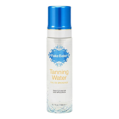 Fake Bake Foam Tanning Water Selbstbräuner – Natürliche Bräune mit Hydratation und Passionsblume, 200 ml