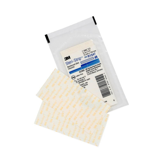 3M Steri-Strip Wundverschlussstreifen verstärkt - 1/2" x 4" - 20 Packungen mit je 6 Streifen (120 Streifen)