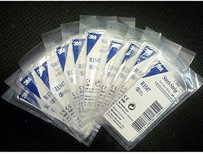 3M Steri-Strip Wundverschlussstreifen verstärkt - 1/2" x 4" - 20 Packungen mit je 6 Streifen (120 Streifen)
