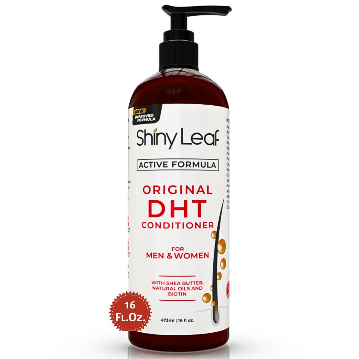 DHT Blocker Conditioner mit Rosmarinblätteröl für Haarwachstum, weicheres & glatteres Haar, paraben- & sulfatfrei, 473 ml