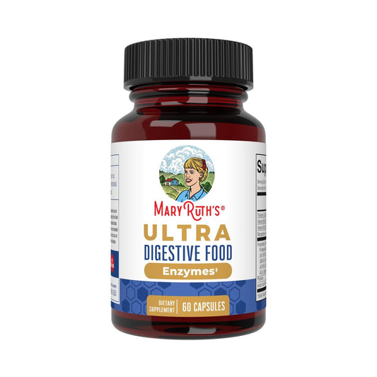 MARYRUTH'S Organics Ultra Verdauungsenzyme Kapseln | Bis zu 2 Monate Vorrat | Nahrungsergänzungsmittel für Darmgesundheit | Verdauungs- & Immununterstützung mit Amylase, Lipase & Lactase | Vegan | 60 Stück