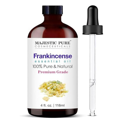 Majestic Pure Weihrauch Ätherisches Öl mit Glaspipette - 100% rein und natürlich - 118 ml
