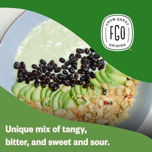 FGO Bio Amla-Pulver, 227g, USDA Bio Indische Stachelbeere (Amalaki), Nicht-GVO, Natürliches Vitamin C – 100% Roh und Natürlich (Packung mit 1)