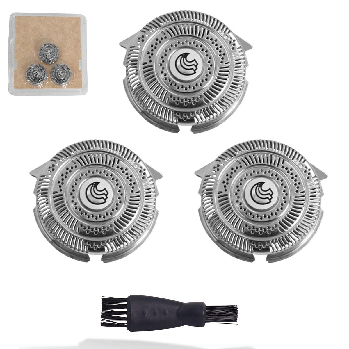 Ketofa HQ9 Ersatzköpfe für Philips Norelco Rasierer – Kompatibel mit SpeedXL 8240XL, 8140XL, 8150XL, 8160XL, 8170XL, 8100, 8200, 9100 Serie und PT/AT900 – 4-teiliges Set