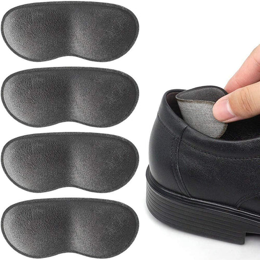 Dr.Foot Fersengriever für Damen und Herren – Selbstklebende Fersenpolster gegen Rutschen, zu große Schuhe, Reibung, Blasen und Fußschmerzen – 2 Paar + 1 Extra Paar (Grau)