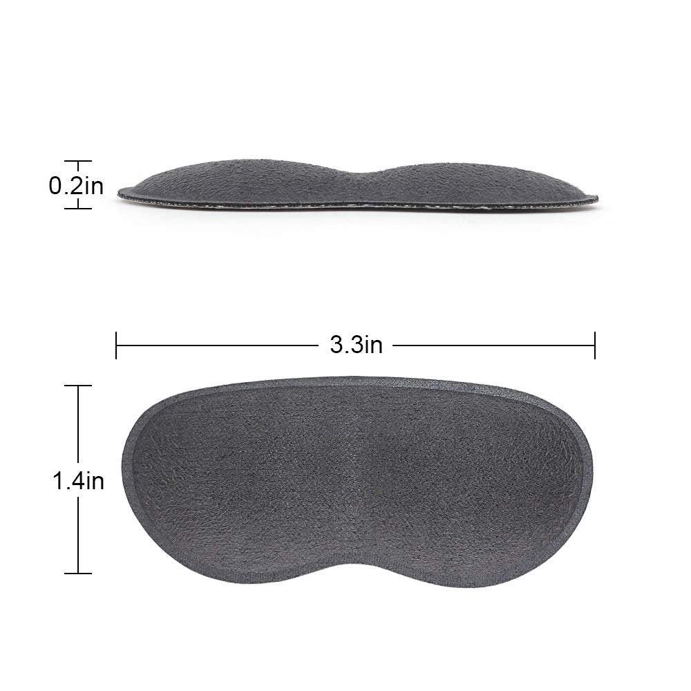 Dr.Foot Fersengriever für Damen und Herren – Selbstklebende Fersenpolster gegen Rutschen, zu große Schuhe, Reibung, Blasen und Fußschmerzen – 2 Paar + 1 Extra Paar (Grau)