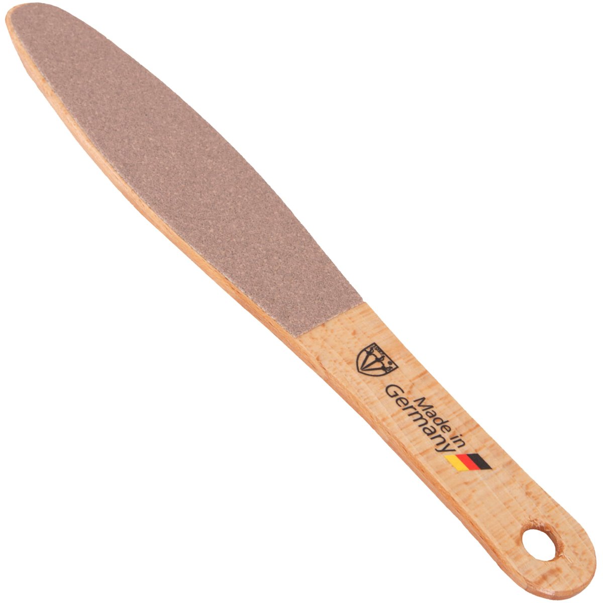 3 Swords Germany Fußfeile aus deutscher Buche – Beidseitig glatt und rau, Hornhautentfernung