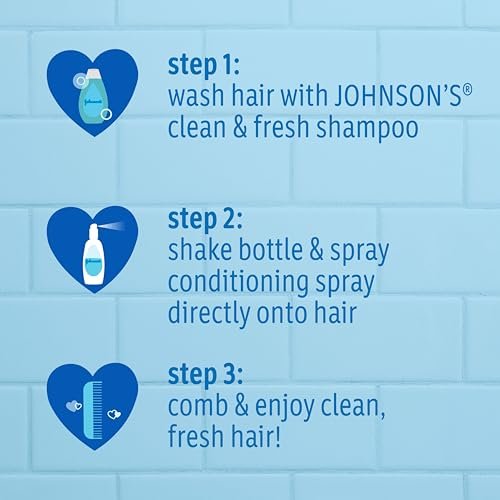Johnson's Clean & Fresh Kinder Shampoo & Duschbad, 2-in-1 tägliches Haar- und Körperwaschmittel für Kinder und Kleinkinder, reinigt sanft das heranwachsende Haar, 400 ml
