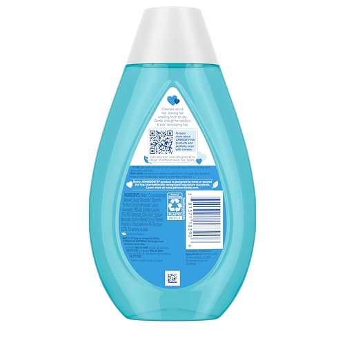 Johnson's Clean & Fresh Kinder Shampoo & Duschbad, 2-in-1 tägliches Haar- und Körperwaschmittel für Kinder und Kleinkinder, reinigt sanft das heranwachsende Haar, 400 ml