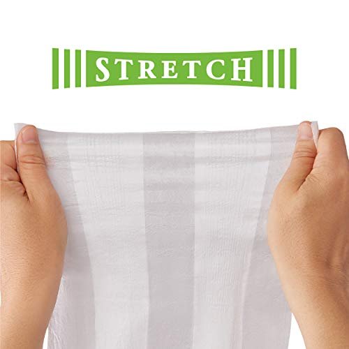 FitRight Stretch Inkontinenz-Einlagen für Erwachsene mit Klebelaschen, saugstark, Größe 1, 76–132 cm, 20 Stück