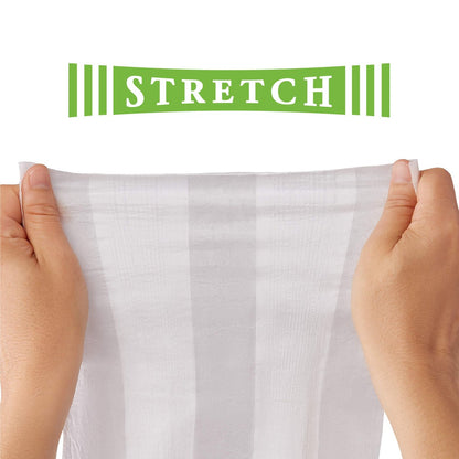 FitRight Stretch Inkontinenz-Einlagen für Erwachsene mit Klebelaschen, saugstark, Größe 1, 76–132 cm, 20 Stück