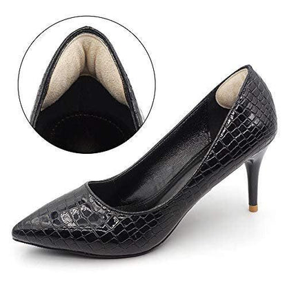 Dr.Foot Fersenpolster für Damen und Herren – Selbstklebende Fersenkissen gegen Rutschen, zu große Schuhe, Blasen und Fußschmerzen (Beige+Grau+Schwarz)