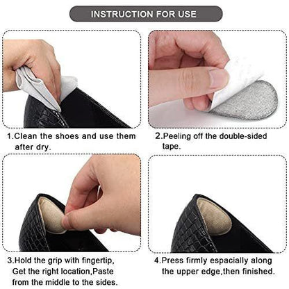 Dr.Foot Fersenpolster für Damen und Herren, Selbstklebende Fersenkissen-Einlagen gegen Fersenrutschen, Reiben, Blasen, Fußschmerzen und zur Verbesserung der Passform - 2 Paare + 1 Extra Paar (Beige)